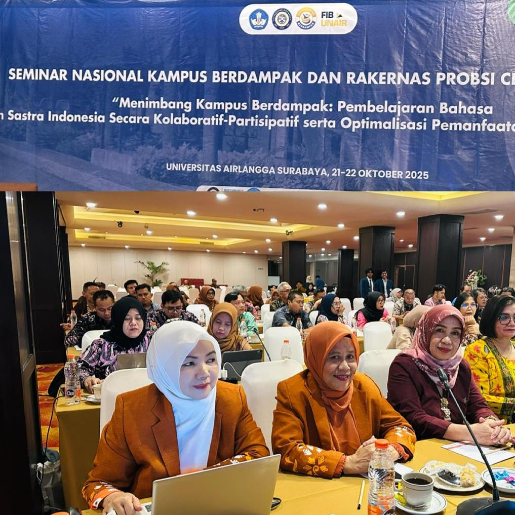 Merespons Era AI, Dosen FIB Unhas Hadiri Seminar “Kampus Berdampak” di Universitas Airlangga