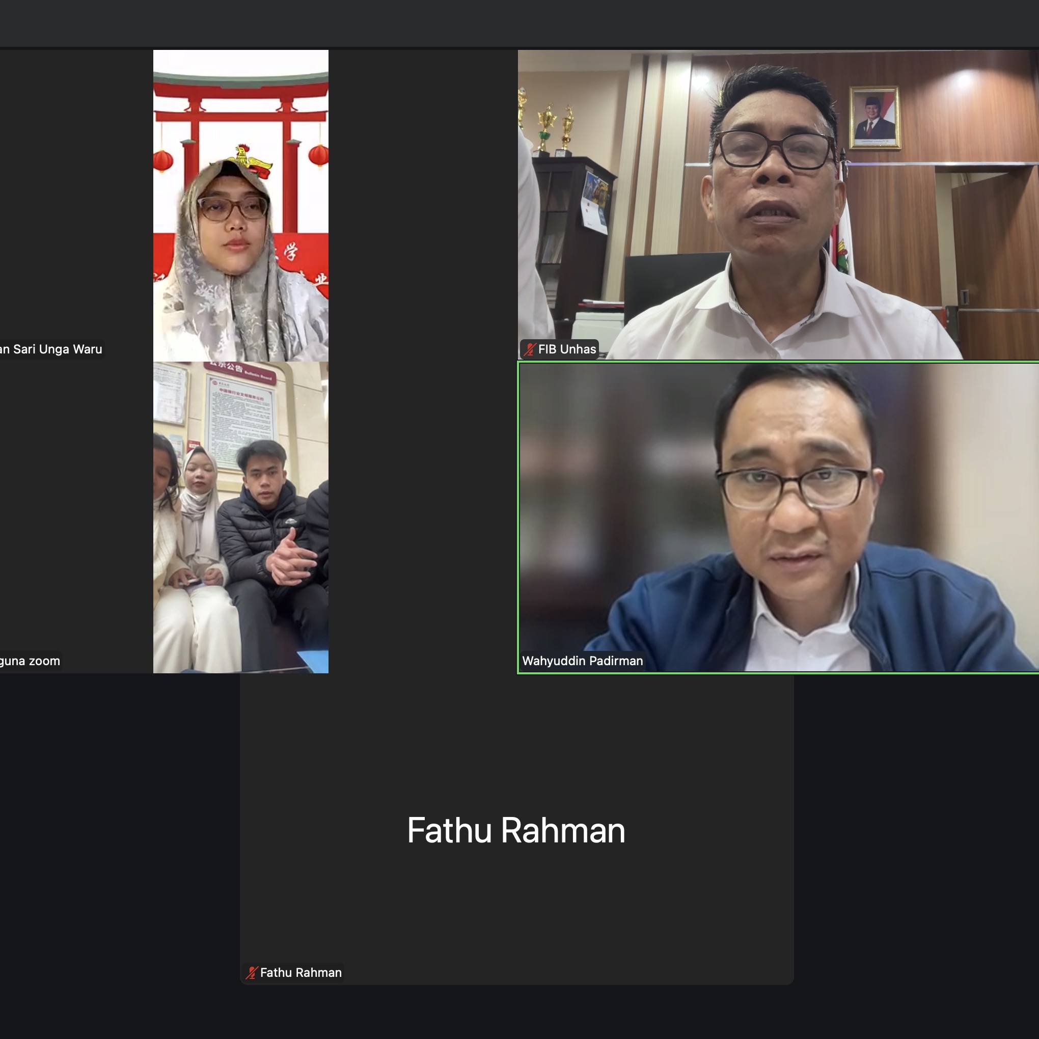 “Jaga Integritas Akademik”: Pimpinan FIB Unhas Beri Arahan Kepada Penerima Beasiswa PT Shuoshi